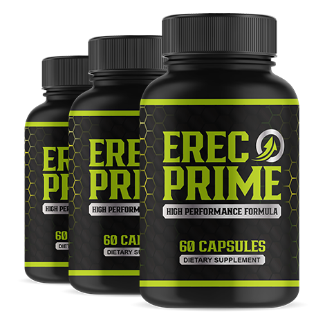 ErecPrime Male vitality supplement 60 Capsules Bottles bottles